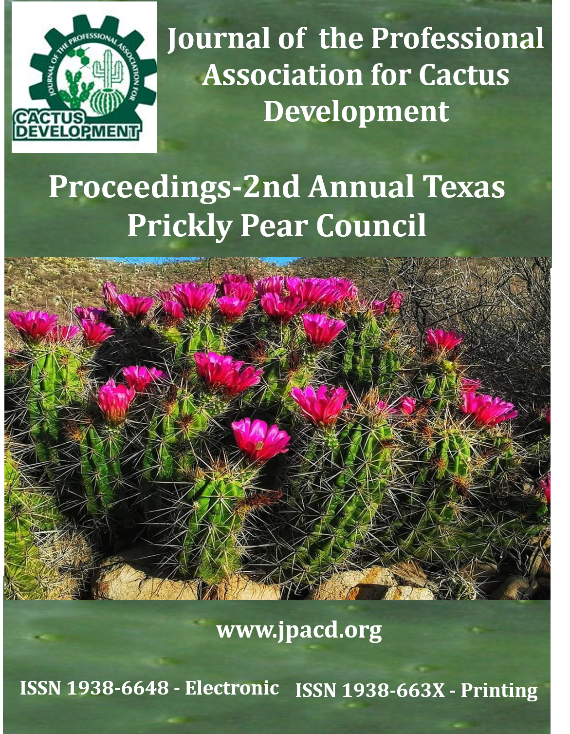 					View 1991: Proceedings-2nd Annual Texas Prickly Pear Council
				